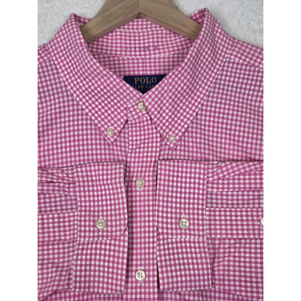 Polo by Ralph Lauren Pink Gingham Button-Down Shirt